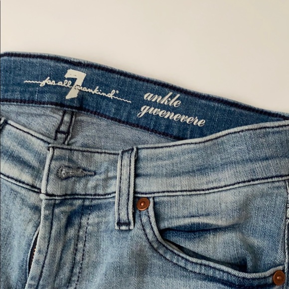 7 For All Mankind Distressed Ankle Gwenevere - Picture 8 of 9